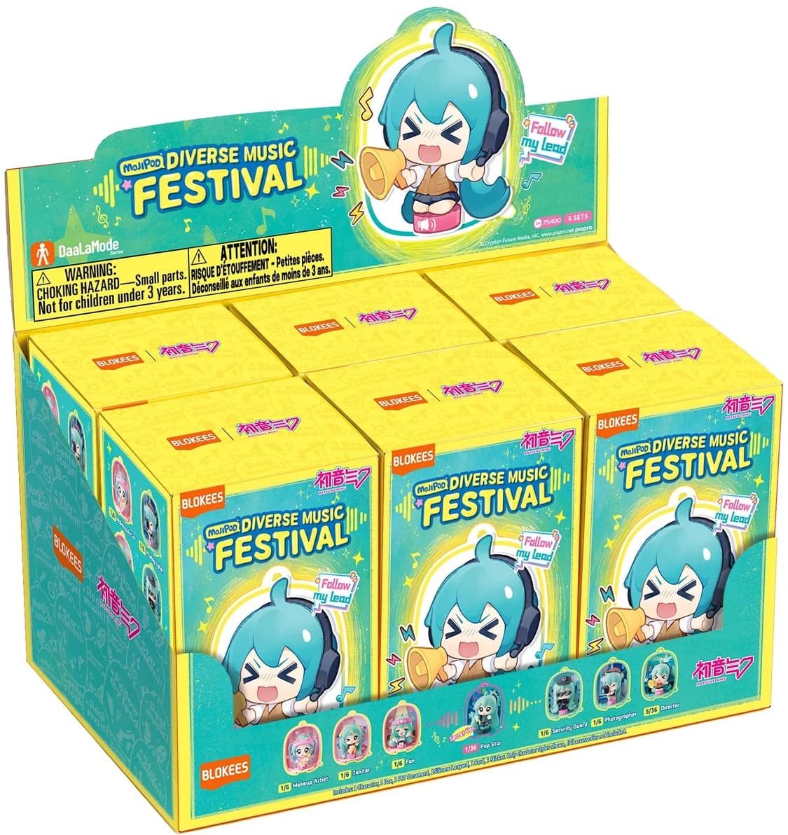DaaLaMode Series - MOJIPOD Hatsune Miku Diverse Music Festival Blind Box PDQ/6 — image 1