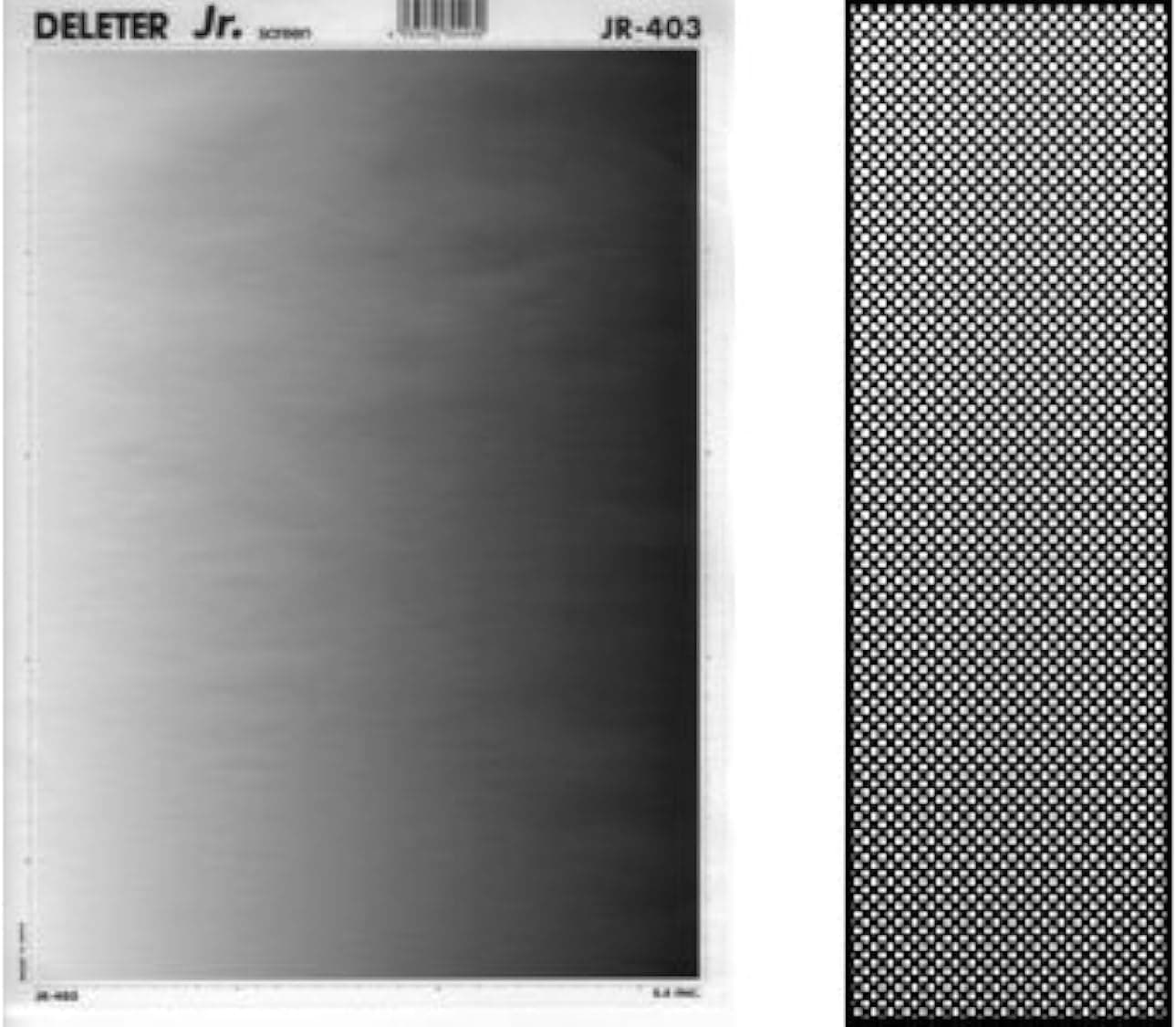 Deleter Screen Tone Jr JR-403 [ Halftone Gradation Pattern 60L/5%-90% ] [Sheet Size 182x253mm (7.16"x9.96")] — image 1