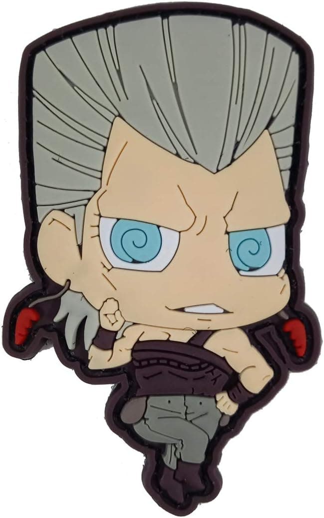 JoJo's Bizarre Adventure PVC Hook & Loop Patch - Jean Pierre Polnareff