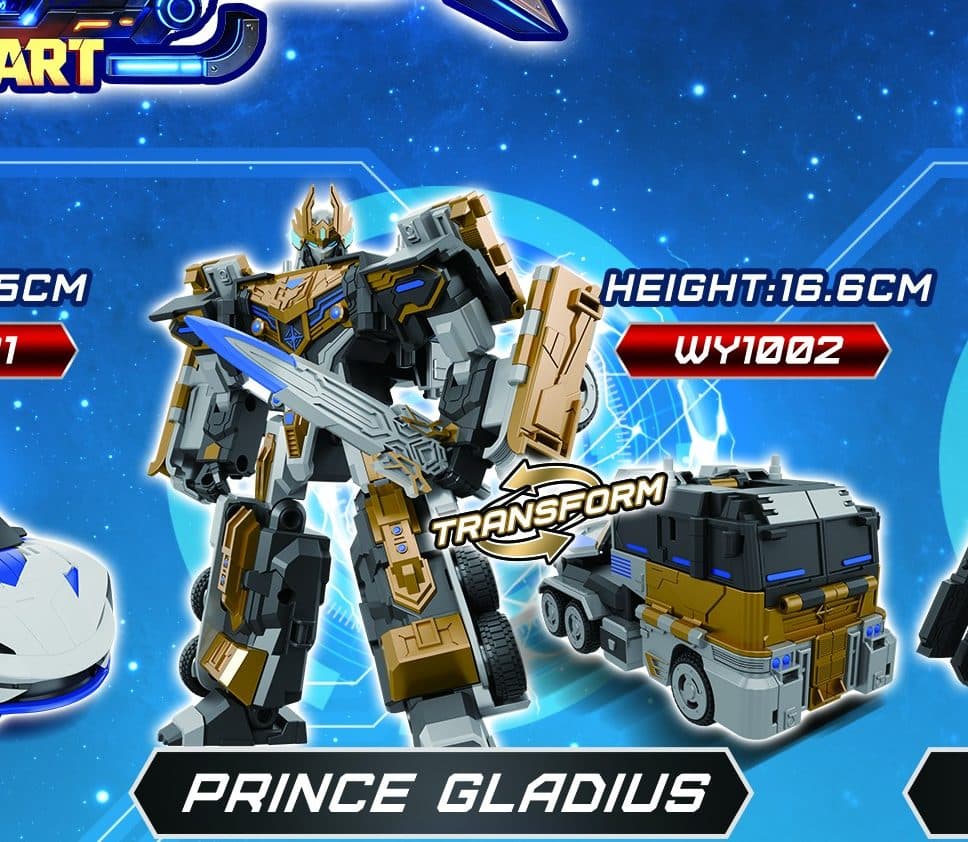 Mechasia Prince Glaudius Transformers Action Figure — image 1