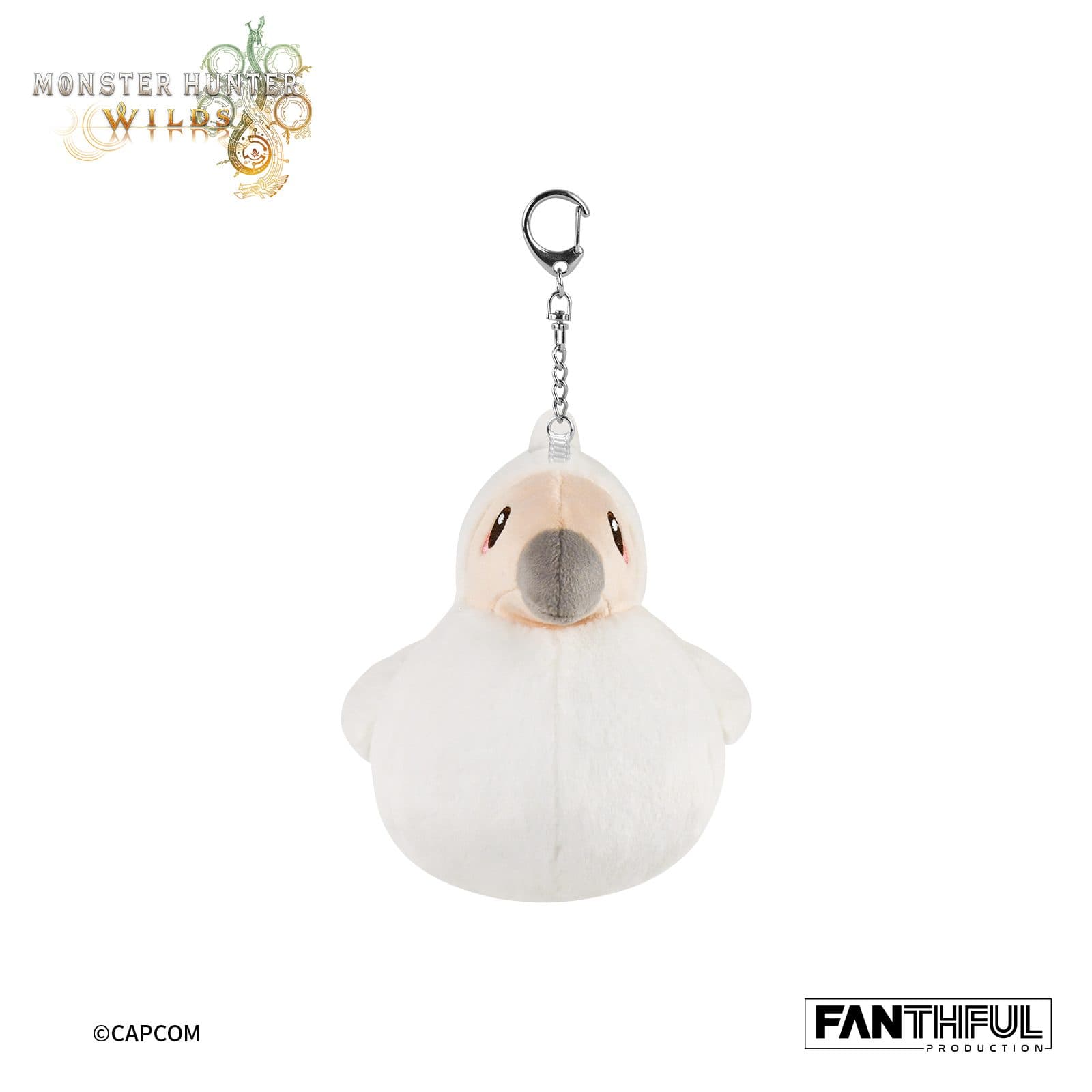 Monster Hunter Wilds Plush Keychain — Seikret Chick — image 1