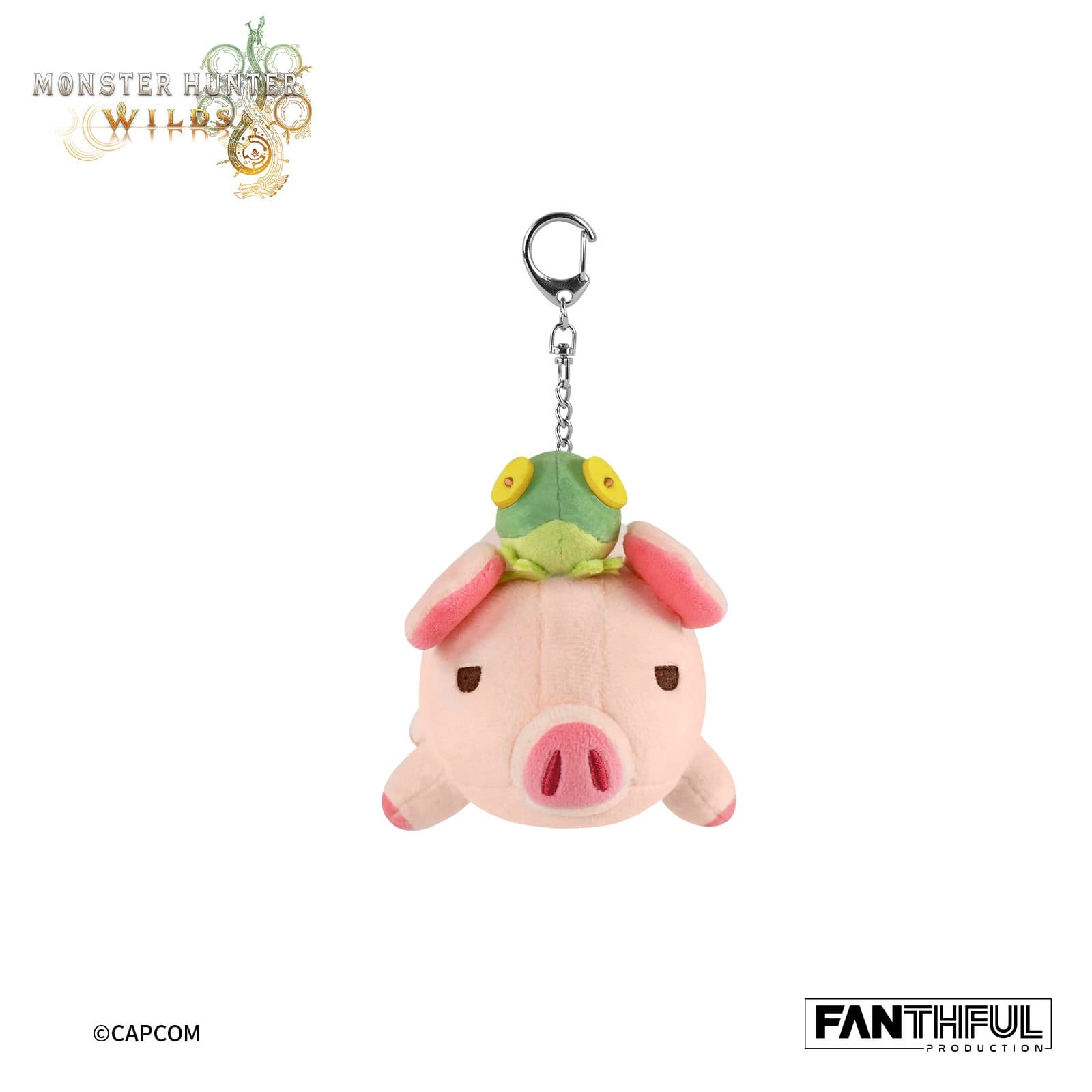 Monster Hunter Wilds Plush Keychain — Poogie — image 1