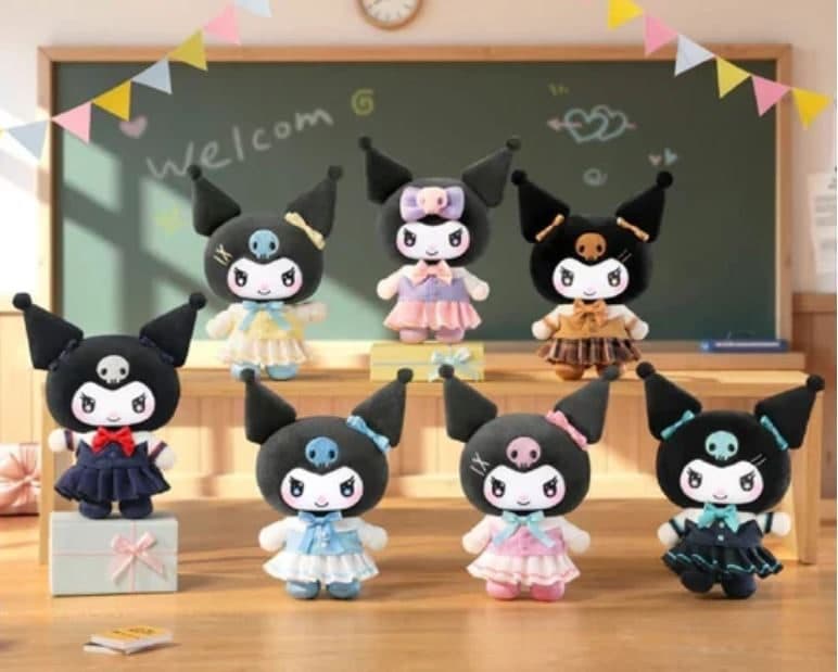 Kuromi School Life Series Plush Pendant Blind Box PDQ/6 — image 1