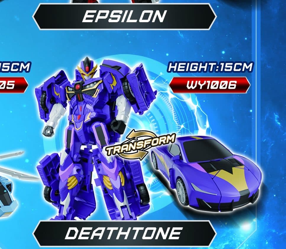 Mechasia Deathtone Transformers Action Figure — image 1