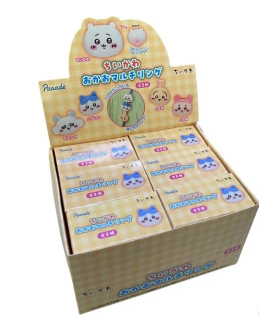 Chiikawa Face-Shaped Multi-Purpose Plush Ring Blind Box PDQ/6 — image 1
