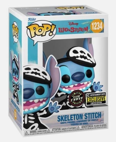 Lilo & Stitch Skeleton Stitch Funko Pop! Vinyl Figure #1234 - Entertainment Earth Exclusive (CHASE) — image 1