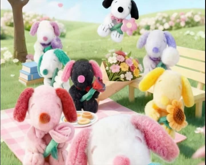 Snoopy Floral Series Plush Blind Box（PDQ/8） — image 1