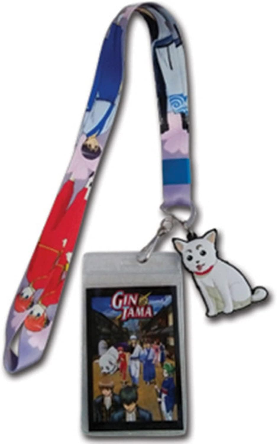 Gintama S3 - Gintoki Sakata Kagura Shinpachi Lanyard — image 1