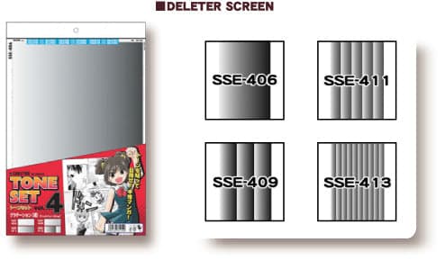Deleter Screen Tone Set vol.4 (4 sheets) — image 1