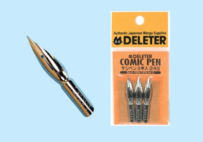 DELETER Comic Pen Nib - Saji Pen Nibs - Pack of 3 — image 1