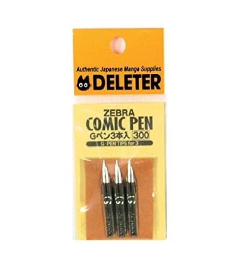 DELETER for ZEBRA Comic Pen Nib - G-Pen - Pack of 3 (300) — image 1