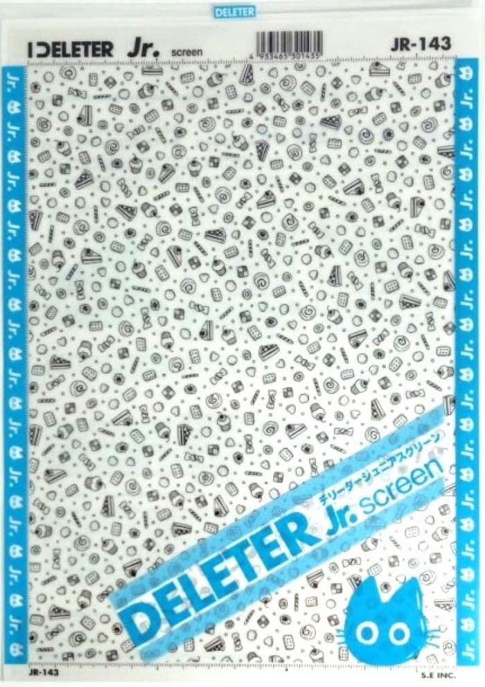 DELETER Jr. Screentone - 7.16" x 9.96" (182mm x 253mm) - JR-143 (cakes & candies) — image 1