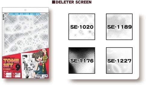 Deleter Screen Tone Set vol.9 (4 sheets) — image 1