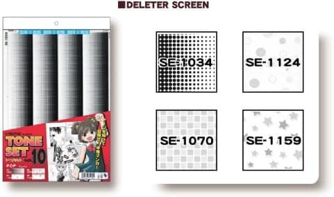 Deleter Screen Tone Set vol.10 (4 sheets) — image 1