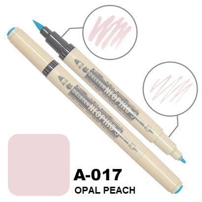 DELETER Neopiko 3 Opal Peach (A-017) Dual-tipped Water-based Fabric Marker — image 1