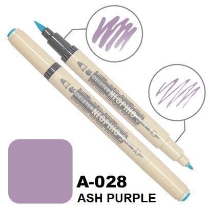 DELETER Neopiko 3 Ash Purple (A-028) Dual-tipped Water-based Fabric Marker — image 1