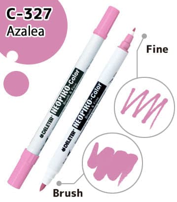 DELETER NEOPIKO-Color Azalea (C-327) Alcohol-based Dual Tipped Marker — image 1