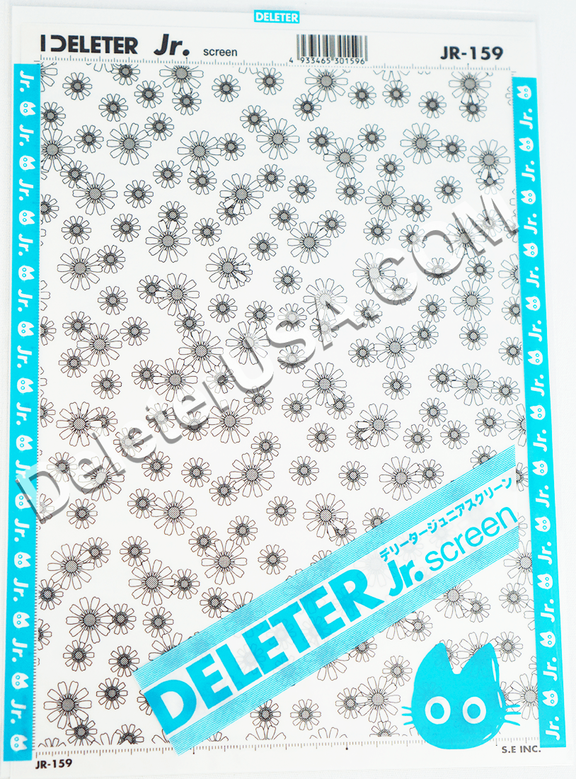 DELETER Jr. Screentone - 182 x 253mm - JR-159 (Sunflower Pattern) — image 1