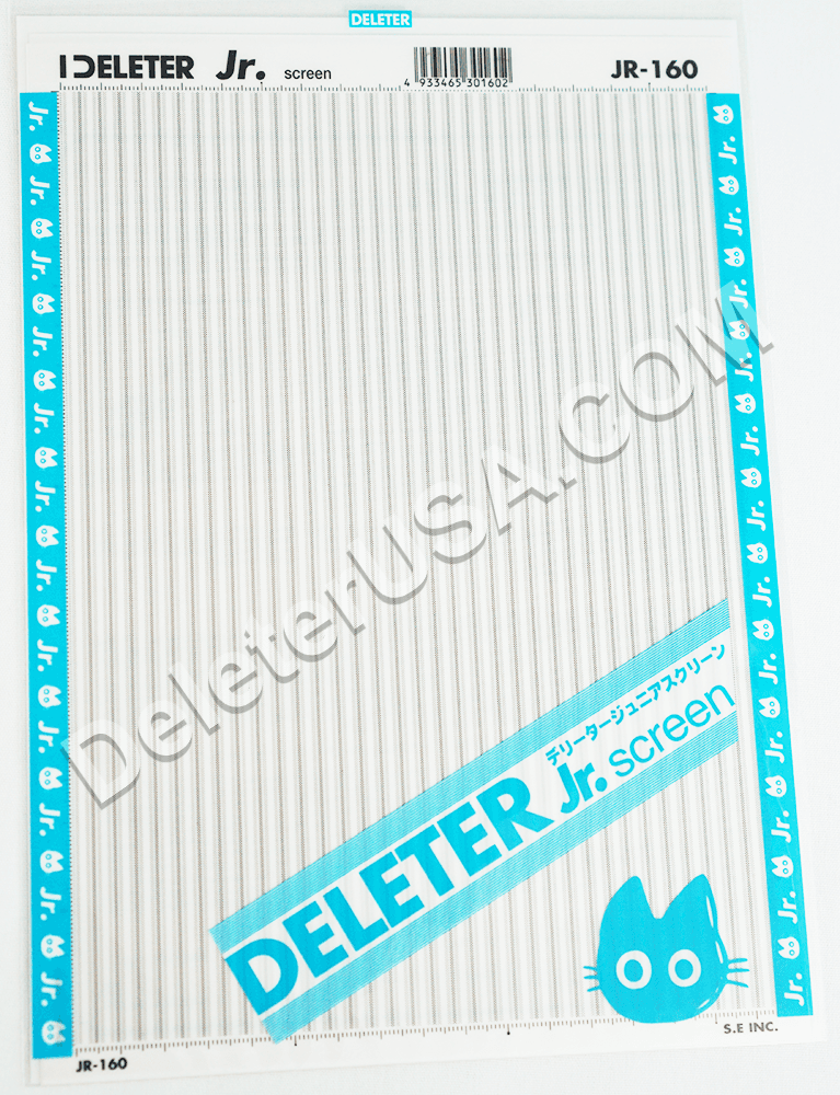 DELETER Jr. Screentone - 182 x 253mm - JR-160 (Vertical Dotted Lines Pattern) — image 1