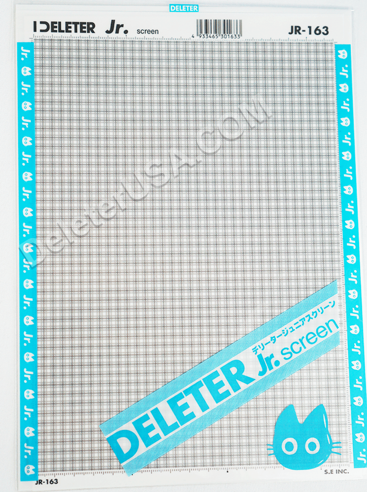 DELETER Jr. Screentone - 182 x 253mm - JR-163 (Double Plaid Forward Slash Pattern)