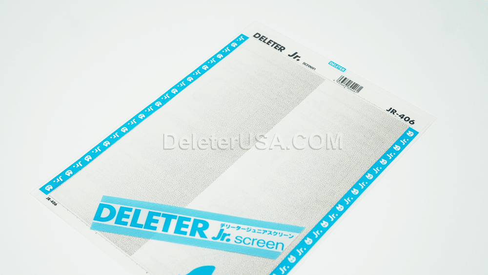 DELETER Jr. Screentone - 182 x 253mm - JR-406 (Hatch-mark Gradation Pattern) — image 1