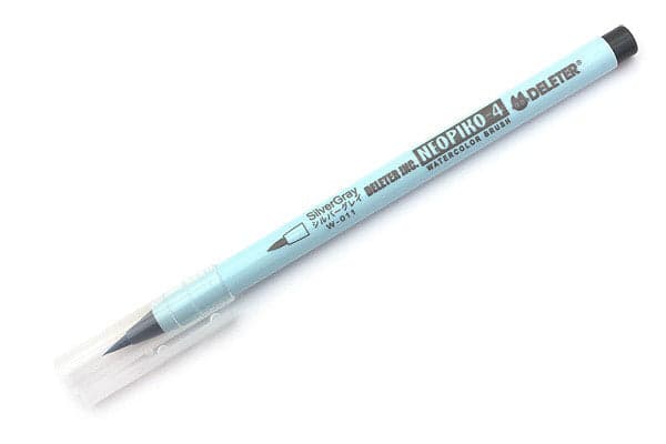 DELETER Neopiko-4 Watercolor Brush Pen W-011 - Silver Grey
