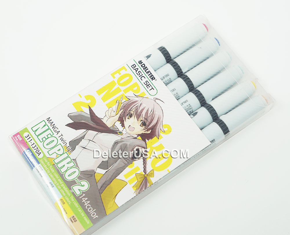 DELETER Neopiko-2 Dual-tipped Alcohol-based Marker - Basic Set — image 1