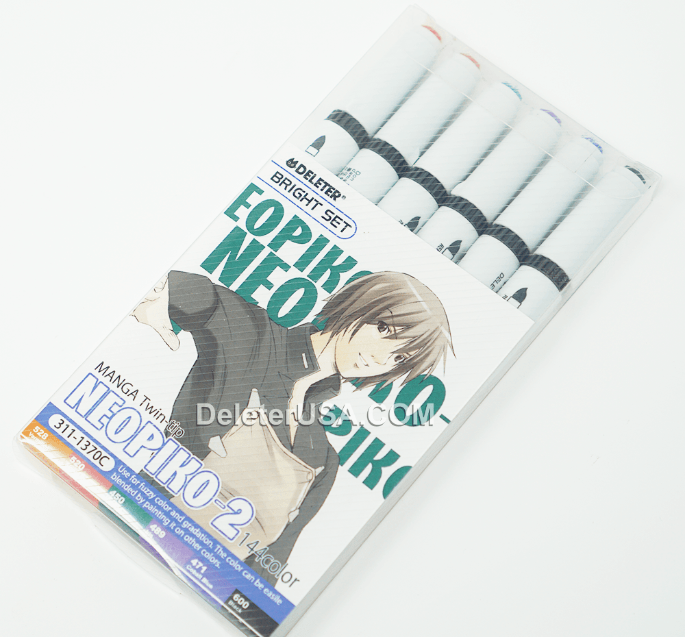DELETER Neopiko-2 Dual-tipped Alcohol-based Marker - Bright Set — image 1