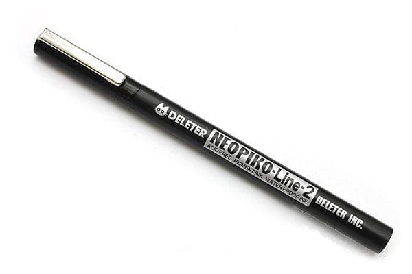 DELETER Neopiko Line 2 Multi-liner Pen - 0.2 mm - Black Ink — image 1