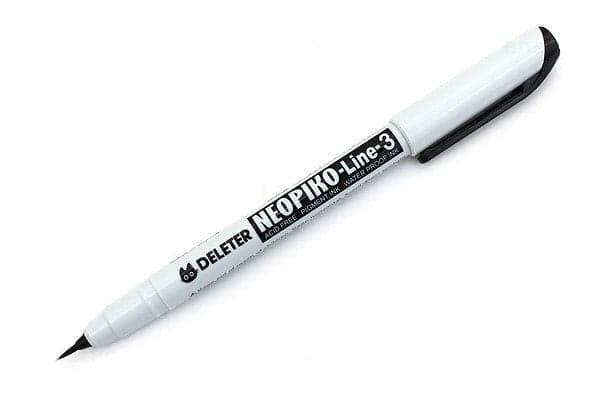 DELETER Neopiko-Line 3 - Brush - Multi-Liner Pen (Black) — image 1