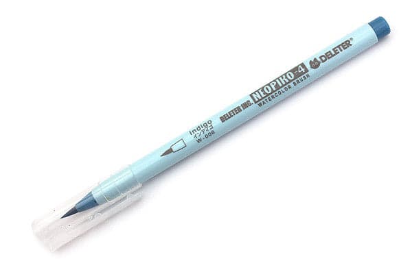 DELETER Neopiko-4 Watercolor Brush Pen W-006 - Indigo — image 1