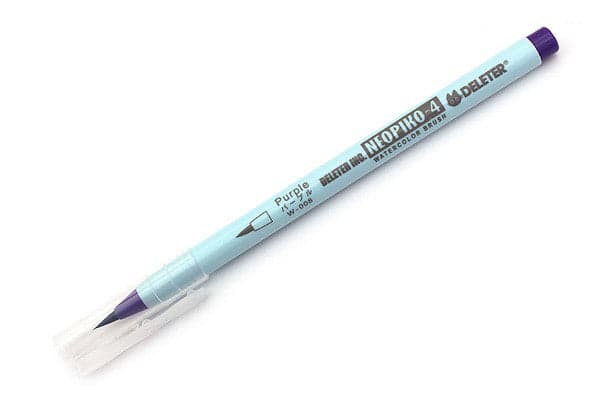 DELETER Neopiko-4 Watercolor Brush Pen W-008 - Purple — image 1
