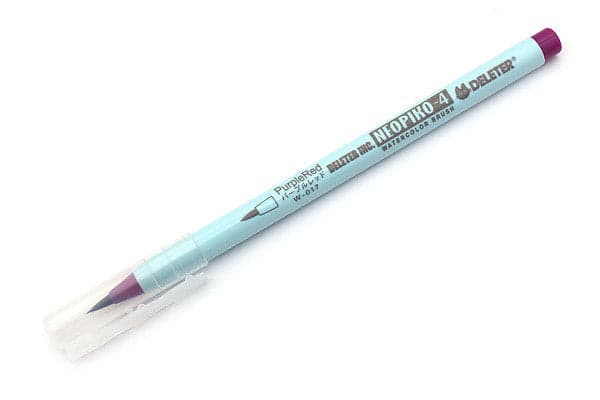 DELETER Neopiko-4 Watercolor Brush Pen W-017 - Purple Red — image 1