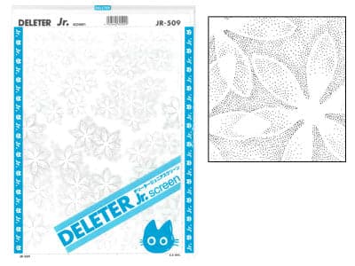 DELETER Jr. Screentone - 182 x 253mm - JR-509 (Flower Pattern) — image 1