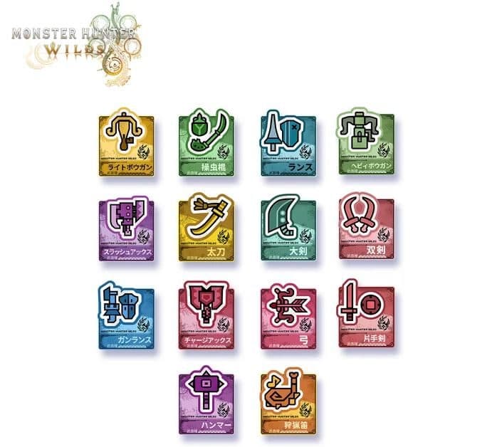 Monster Hunter Wilds Acrylic Badge（blind box) PDQ/14 — image 1