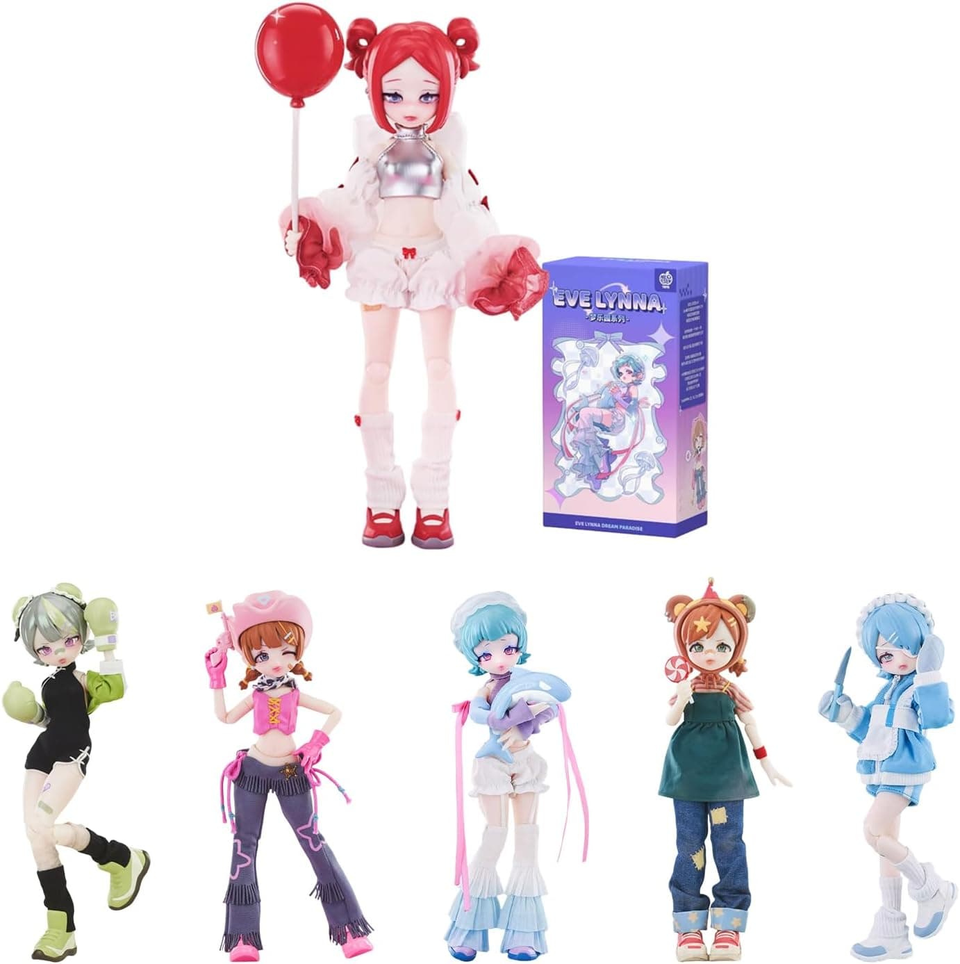 EVE LYNNA II Double Killer Series BJD Action Figure Blind Box PDQ/6 — image 1