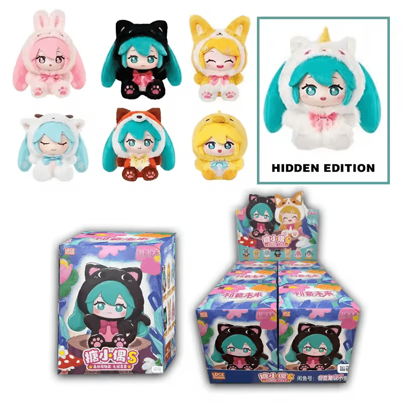 Vocaloid Hatsune Miku Forest Cuties Series Vol.1 Plush Keychain Blind Box PDQ/6
