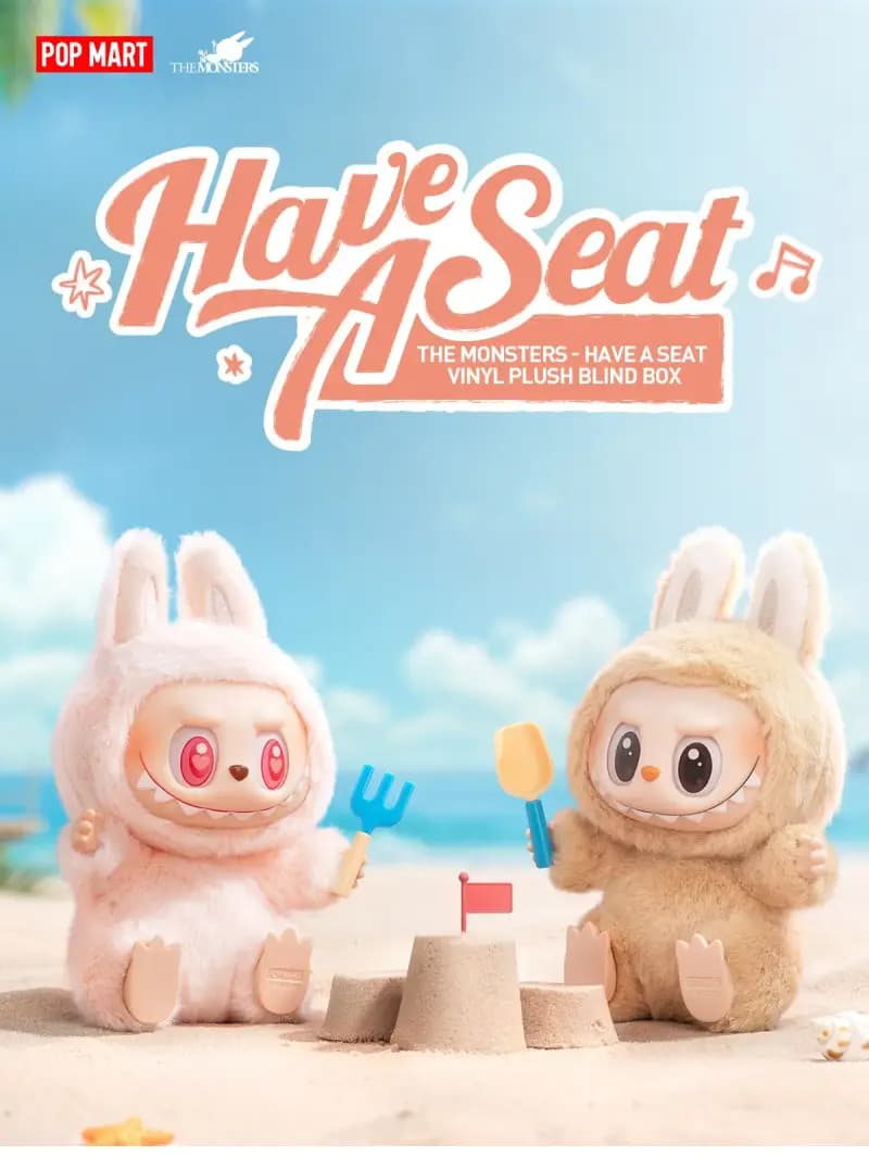 Pop Mart Labubu The Monster Have a Seat Series Blind Box