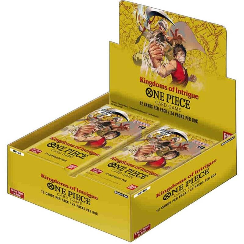One Piece TCG: Kingdoms of Intrigue OP-04 Booster Sealed Box