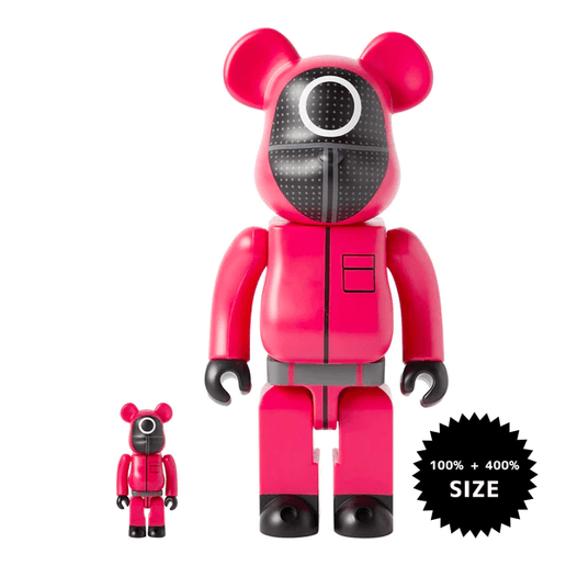 Medicom Toy Be@rbrick Squid Game Guard (Circle) 100% & 400%