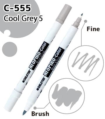 DELETER NEOPIKO-Color Cool Grey 5 (C-555)